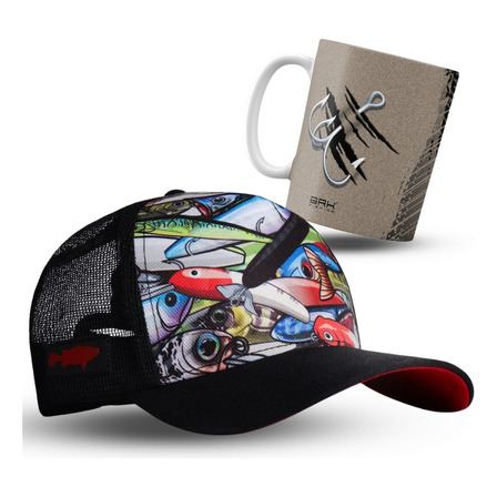 Boné Preto Trucker De Pesca Com Tela Masculino Brk Ajuste Boné Preto Trucker De Pesca Com Tela Masculino Brk Ajuste
