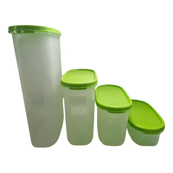 Set De 4 Modulares Ovalados Tupperware