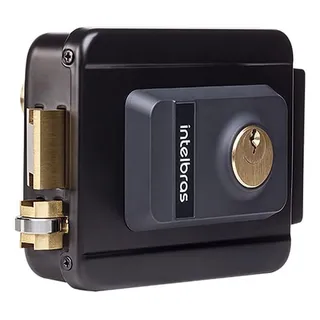Fechadura Elétrica Intelbras Porta E PortÔes Fx2000 Preta Fechadura Elétrica Intelbras Porta E PortÔes Fx2000 Preta