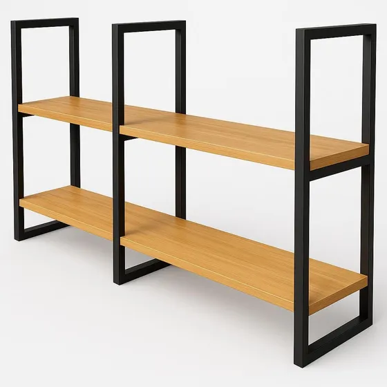 Prateleira Dupla 120cm P/cozinha Ou Escritório Metalon