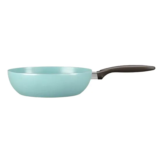 Panela Wok Antiaderente 24cm Verde Ceramic Suprema Brinox