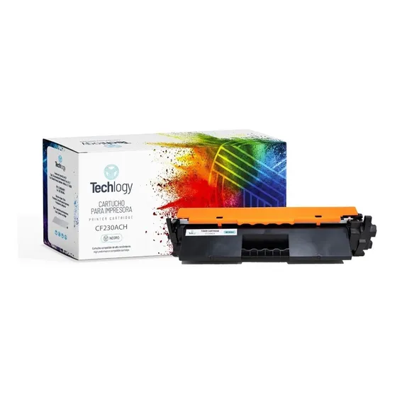Toner Compatible Techlogy Hp 30a Cf230a M203dw M227fdw Chip Tinta Negro