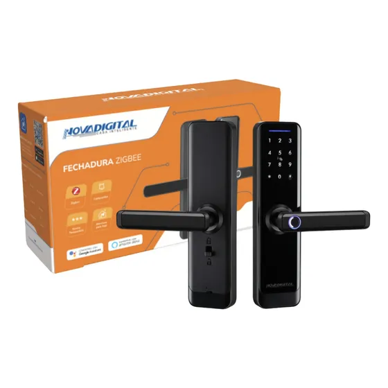 Fechadura Inteligente Zigbee Nova Digital Tuya Zsl-06 