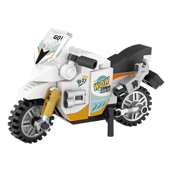 Kit De Moto Micro-particle: Divertido Minimodelo Para Niños