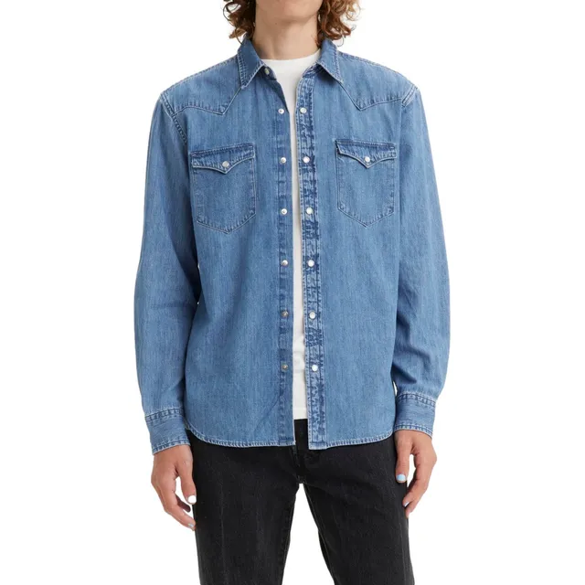 Camisa Hombre Classic Western Standard Azul Levis 85745-0074