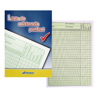 Libro Lista De Asistencia Puntual 12 Hojas Libro Lista De Asistencia Puntual 12 Hojas