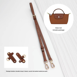 Correa De Piel Auténtica Para Minibolsa De Albóndigas Long X Correa De Piel Auténtica Para Minibolsa De Albóndigas Long X