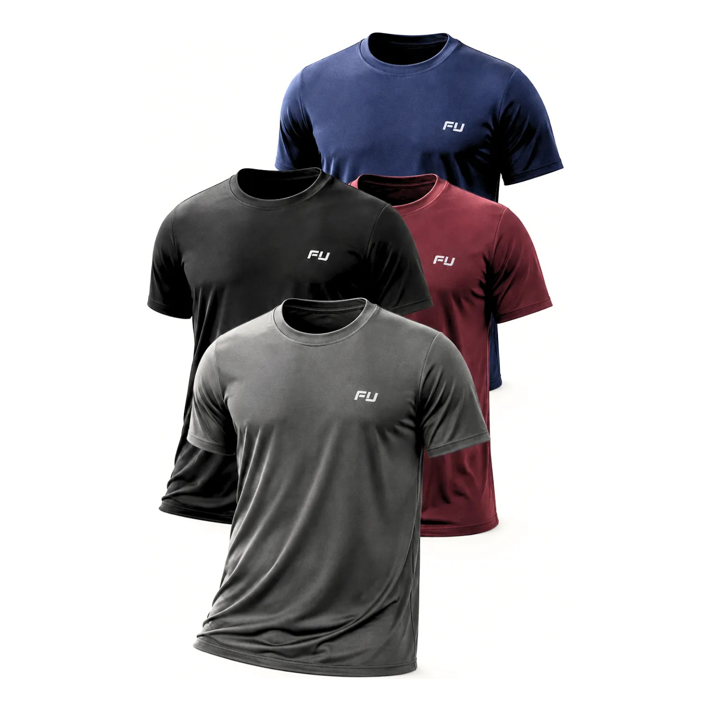 Camisa Time Fit Kit Com 4 Academia Treino Corrida Top Camisa Time Fit Kit Com 4 Academia Treino Corrida Top