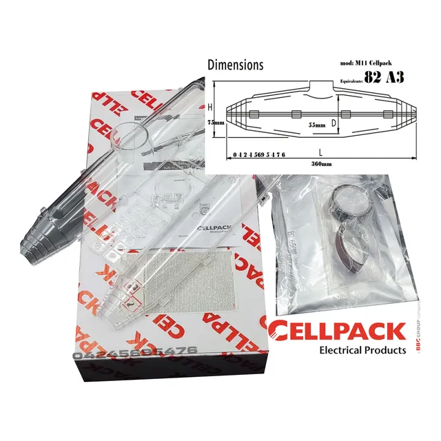 Empalme Resina M13 Cellpack 82a3 Bombas Sumergibles