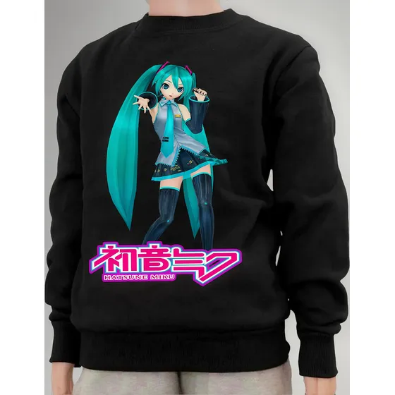 Buzo Hatsune Miku Anime En Cuatros Diseños