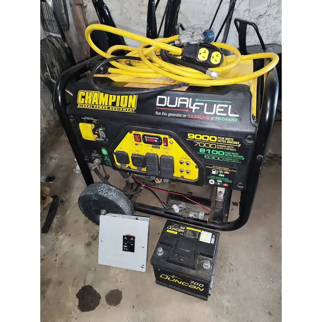Generador Planta Eléctrica Champion 9000 Dual Gasolina/gas