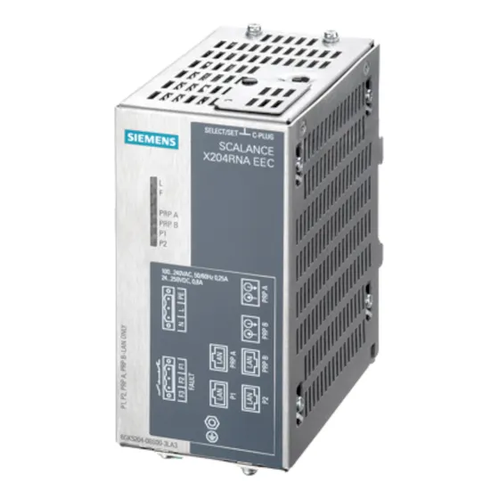 Switch Ie Siemens 6gk5204-0bs00-2na3 Scalance X204rna Ecc
