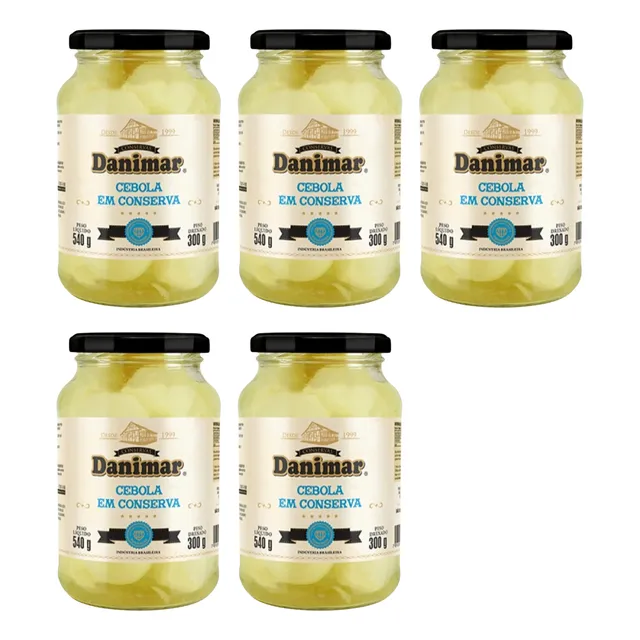 Cebola Em Conserva Condimento Suave Danimar 540g 