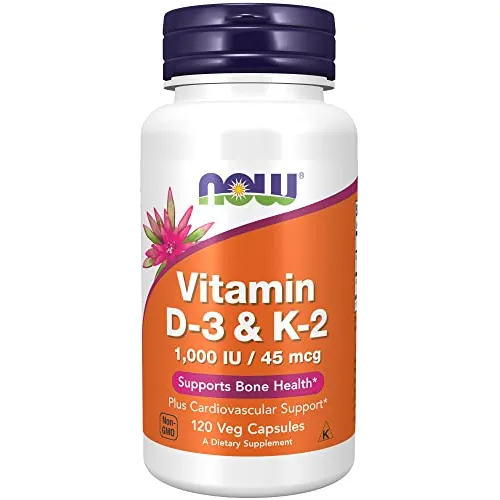 Ahora Suplementos, Vitamina D-3 Gt; K-2, 1.000 Iu/45 T9lau