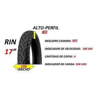 Llanta 100/80-17 Hf297 S/c Marca Duro Mrm C045 Llanta 100/80-17 Hf297 S/c Marca Duro Mrm C045
