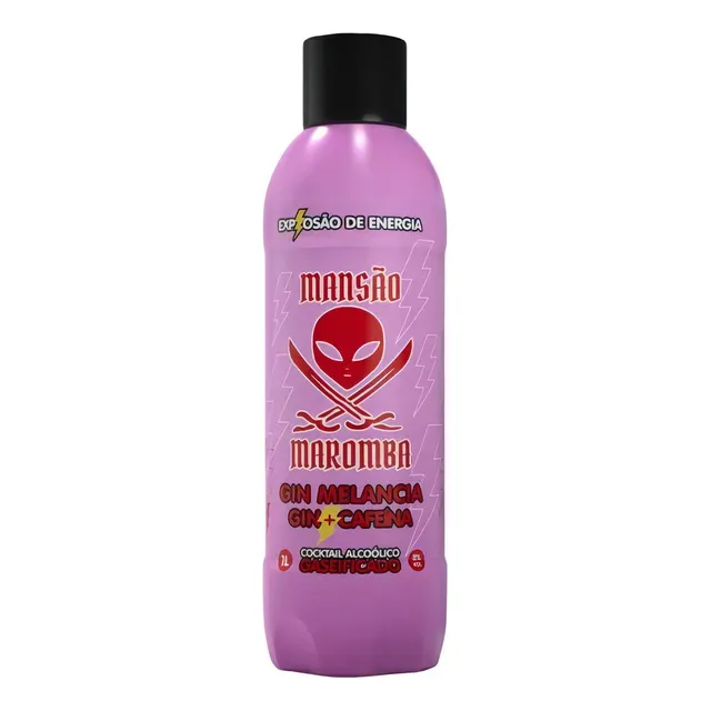 Mansão Maromba Gin + Cafeína Melancia 1l - Garrafa Frágil