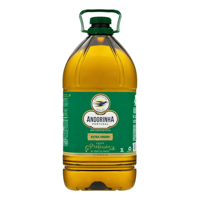 Azeite De Oliva Extra Virgem Português Andorinha Clássicos Galão 3l