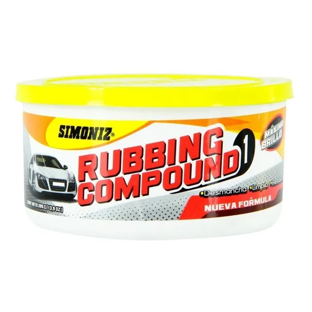 Crema Pulidora Rubbing Simoniz 200 Gr Para Autos Y Moto