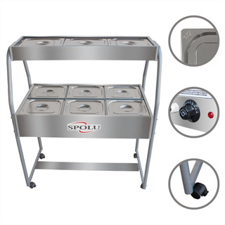 Buffet Self Service 6 Cubas Quente 3 Frias Inox Restaurante Buffet Self Service 6 Cubas Quente 3 Frias Inox Restaurante