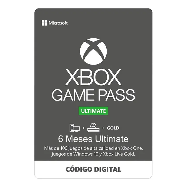 Xbox Game Pass Ultimate 6 Meses [ Codigo Digital México ]