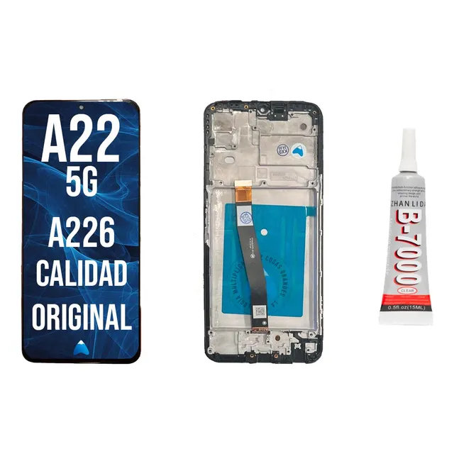 Modulo Pantalla Para Samsung A22 5g A226 Oled + Pegamento