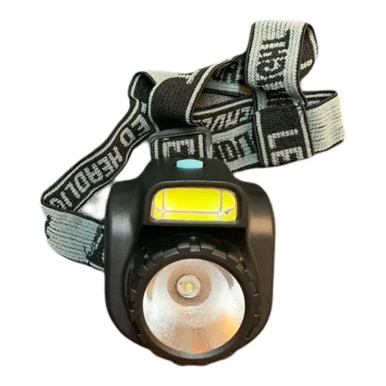  Linterna Led Vincha Con Flash Tipo Camara