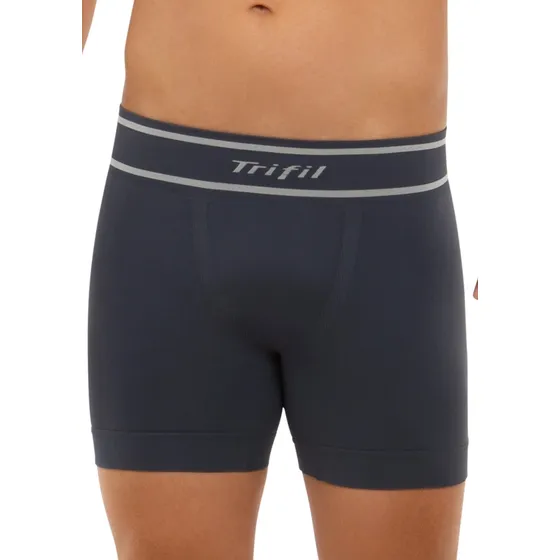 Cueca Boxer Microfibra Sem Costura Elástico Largo Trifil