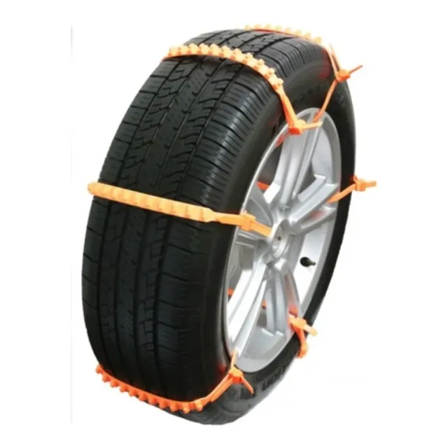 Precintos De Tracción Nieve Barro Cadenas Reutilizables X 10