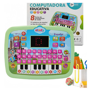 Tableta De Juguetes Para Niños Con Pantalla Led,español Tableta De Juguetes Para Niños Con Pantalla Led,español