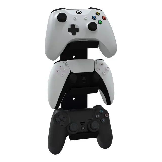 Soporte Pared Para 3 Control Ps5 Xbox Ps4 N Switch Pro