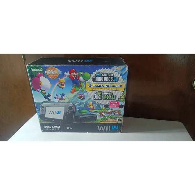 Nintendo Wii U Con Caja 32 Gb Lleno De Juegos.