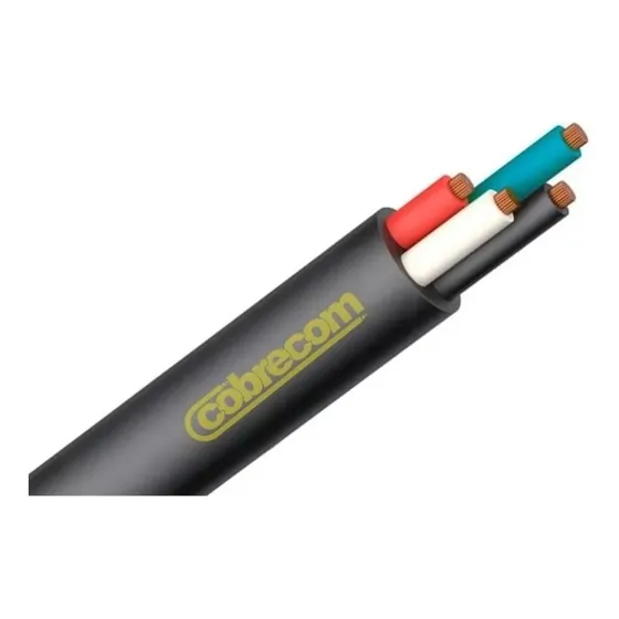 Fio Cabo  Pp Flexivel 4x10 Mm Capa Dupla Cobre 40 Metros 