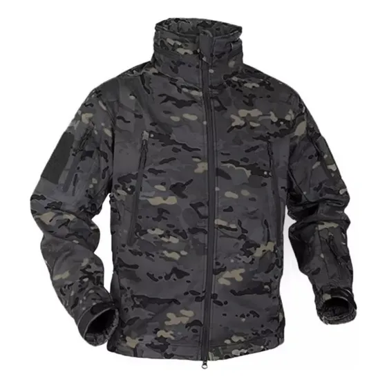 Chaqueta Parca Táctica Impermeable Térmica Para Invierno Con Capucha