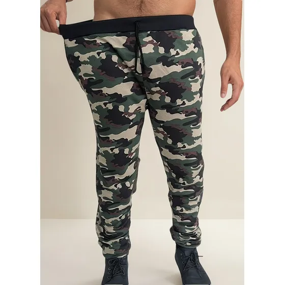 Calça Moletom Jogger Masculina Slim - Inverno 2025