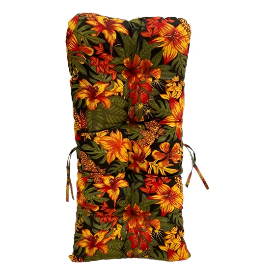 4 Almofada 90x40 P/poltronas Cadeira Assento De Bambu E Vime