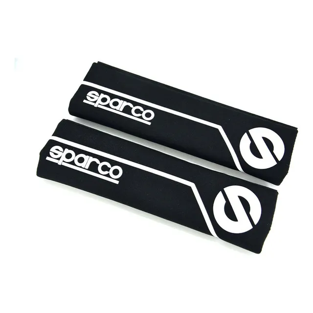 Protector Cinturon Bandana Carrera Shoulder Pad Negro Sparco
