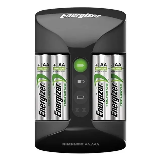 Pilas Energizer Con Cargador + 4pilas Doble Aa Nuevo