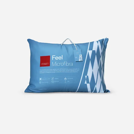 Rosen Almohada Feel Microfibra 50 X 70 Cm Color Blanco