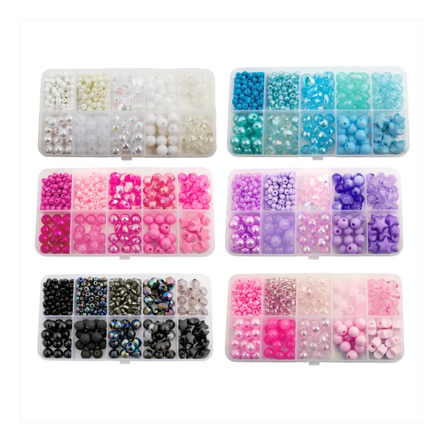 Kit Cuentas Y Perlas - 460 Mostacillas Ideal Para Pulseras! 