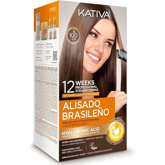 Kit Alisado Brasileño Sin Formol Kativa