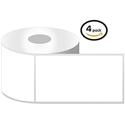 1 Inch Core - 4 X 6 Zebra Compatibles Etiquetas Térmicas Dir