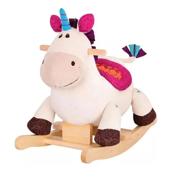 Unicornio Mecedor Color Foto