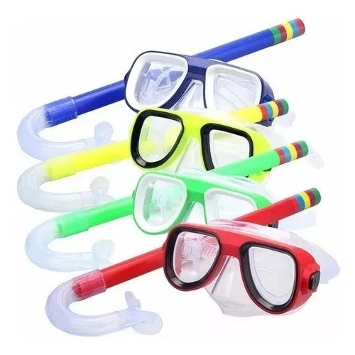 Kit De Snorkel Niños Niñas Lente Natacion Piscina Playa