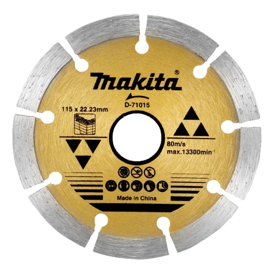Disco Segmentado Para Concreto De 4.5  X 22.33mm D-71015 Dorado