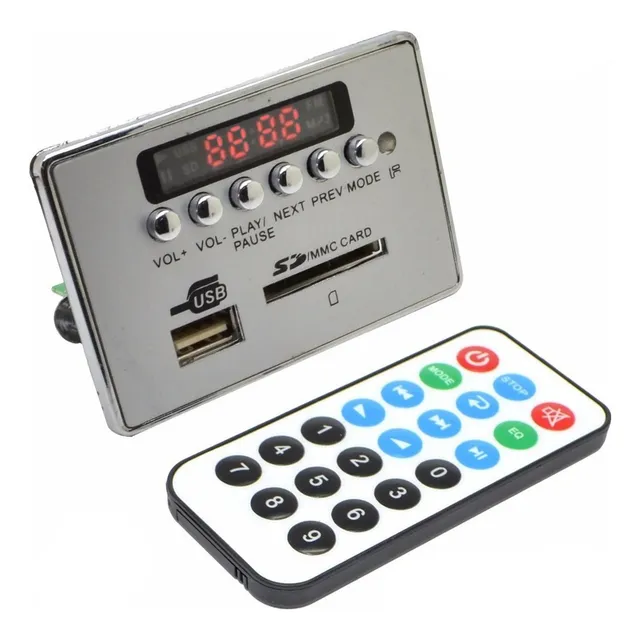 Modulo Usb 12v Bluetooth/micro Sd Mp3 De 12v
