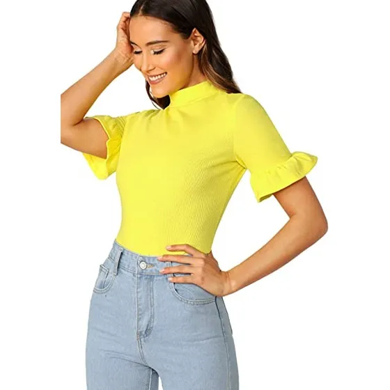 Hermosa Blusa Amarilla, Talla M