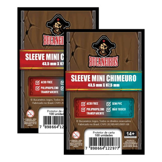 Kit 2 Sleeves Bucaneiros Minichimeuro Catan, CĂłdigo Secreto Kit 2 Sleeves Bucaneiros Minichimeuro Catan, CĂłdigo Secreto
