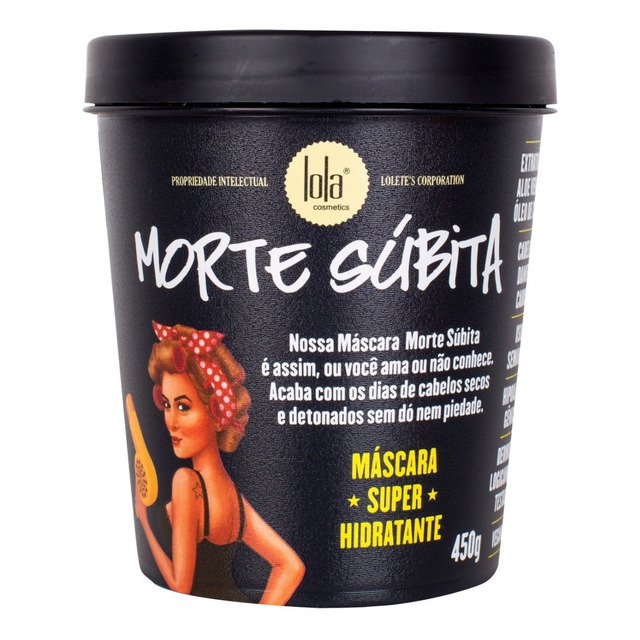 Máscara De Hidratação Morte Súbita 450g Lola Cosmetics Máscara De Hidratação Morte Súbita 450g Lola Cosmetics