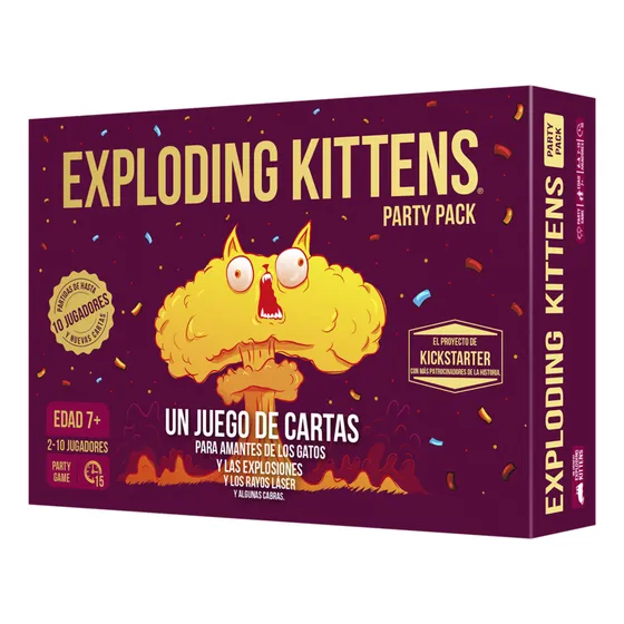 Exploding Kittens Party Pack-juego De Cartas En Español