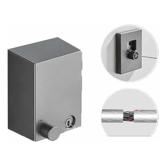 Tendedero Retractil Colgador Ropa Pared Doble Linea Cuerda